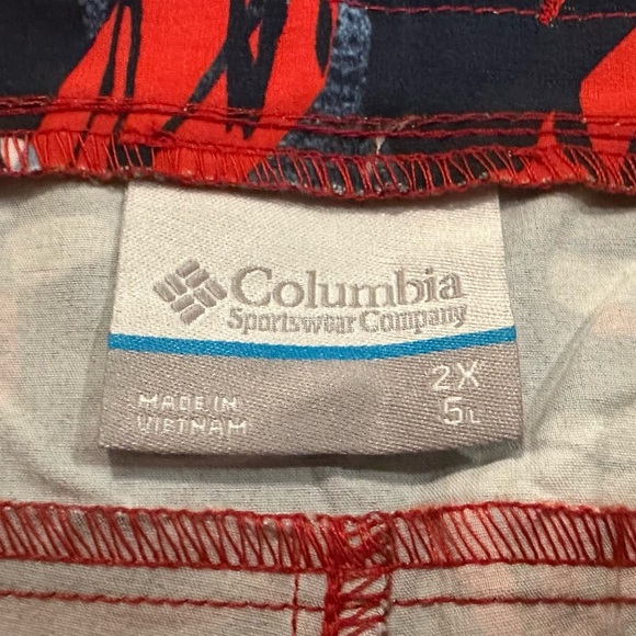 Tommy Bahama Red and Blue Tropical Shorts - Picture 3 of 7